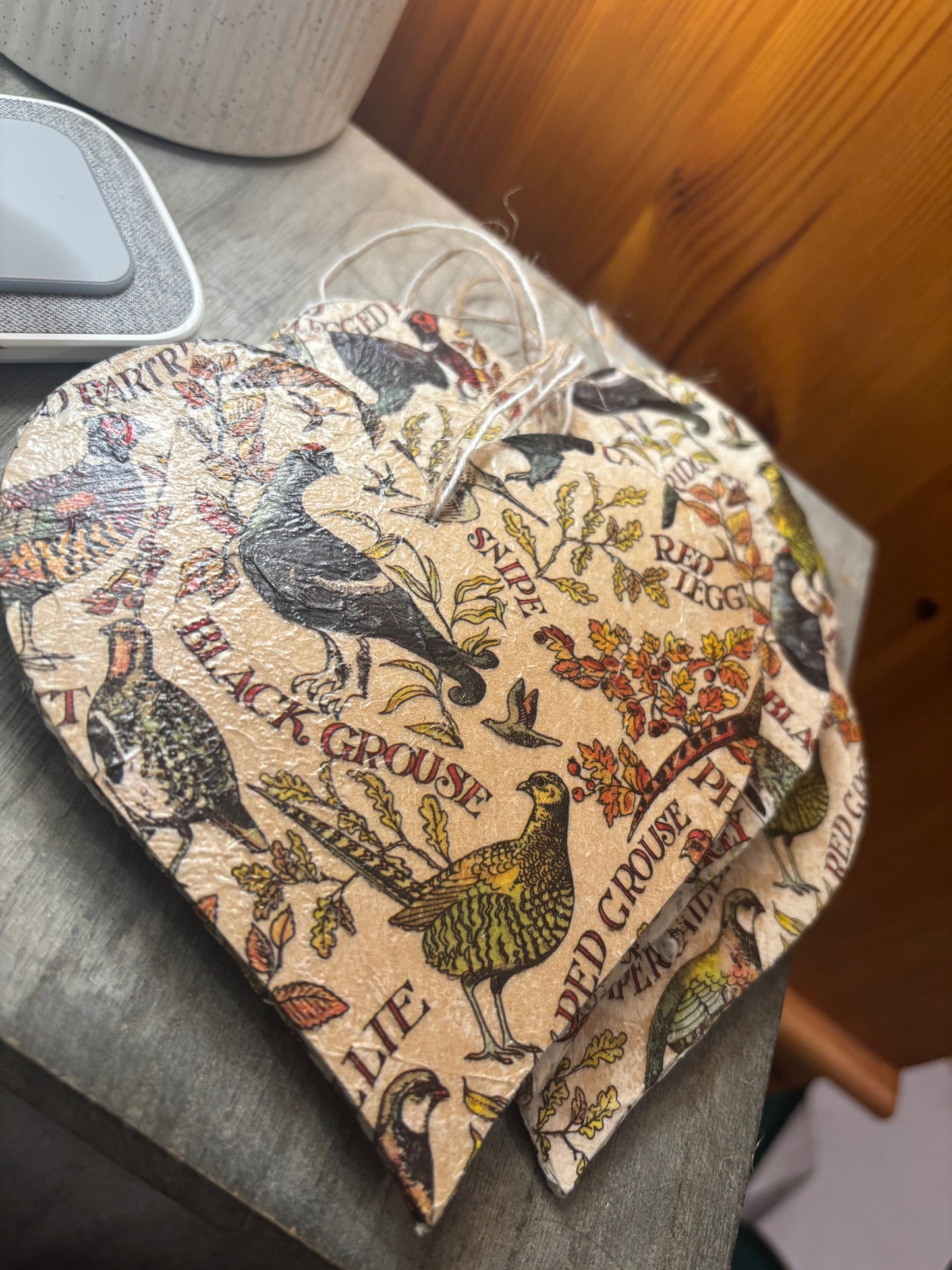 Game bird Christmas decorations