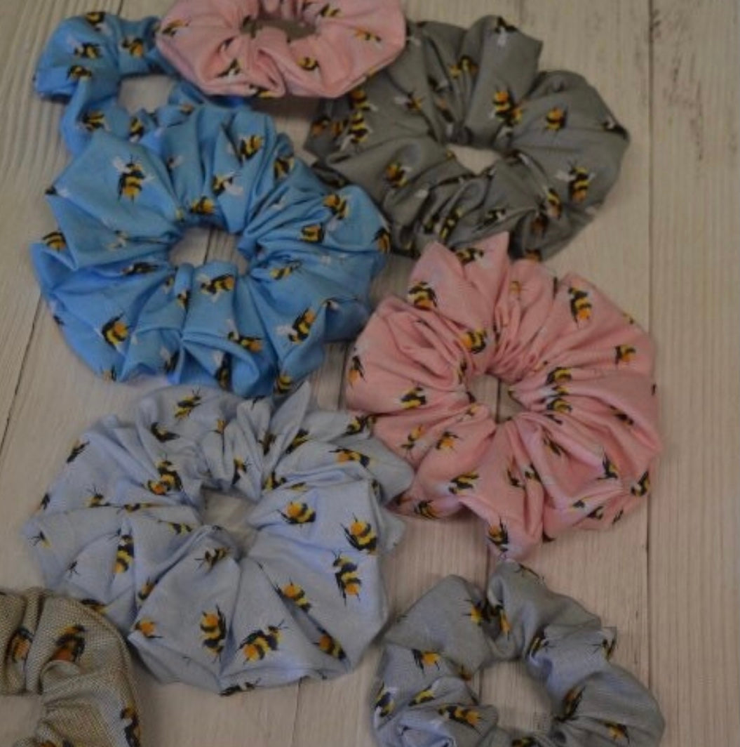 Bumble Bee Scrunchies