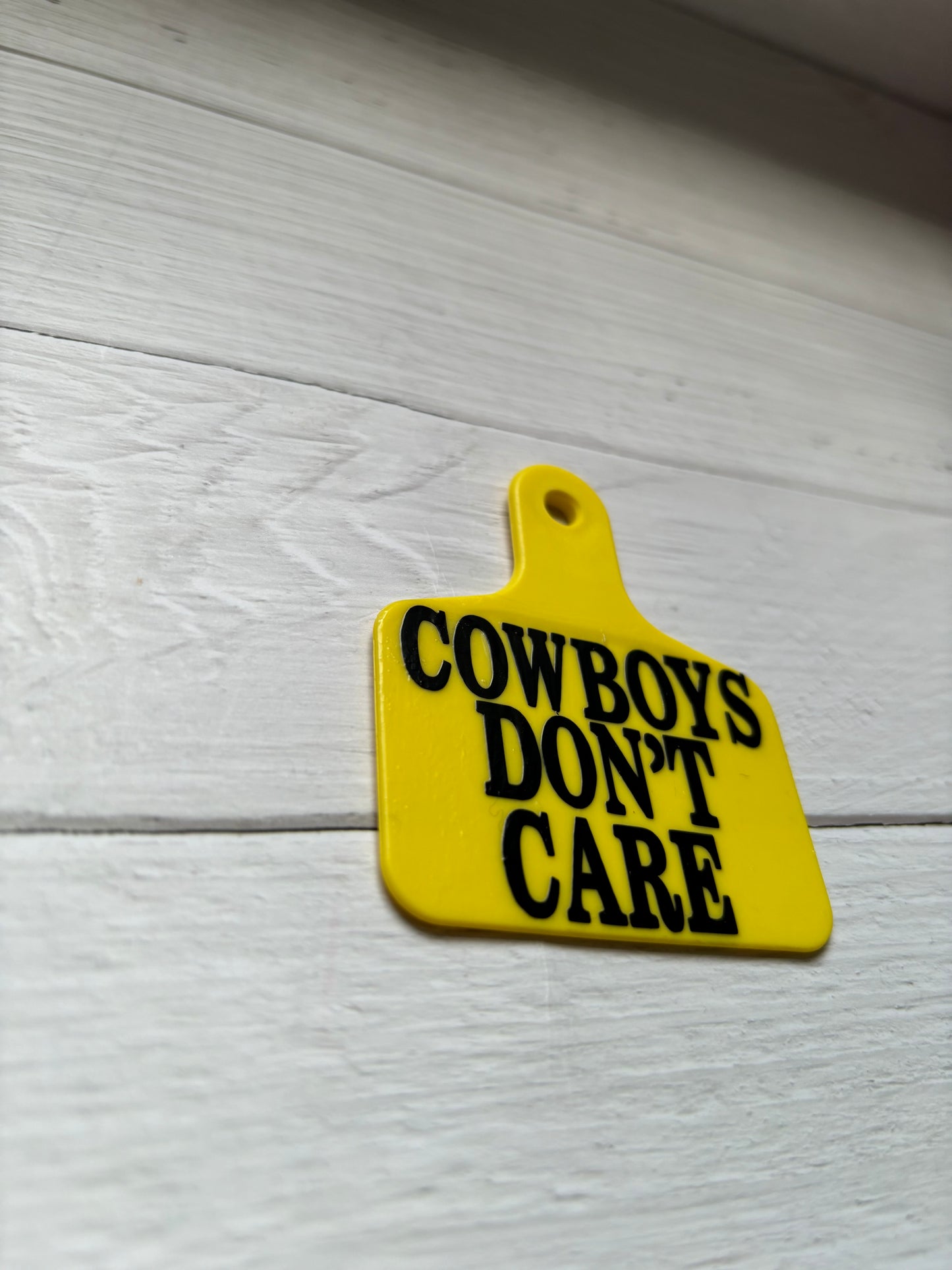 Cow tag keyrings