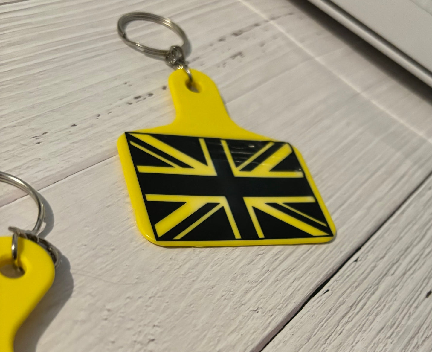 Cow tag keyrings