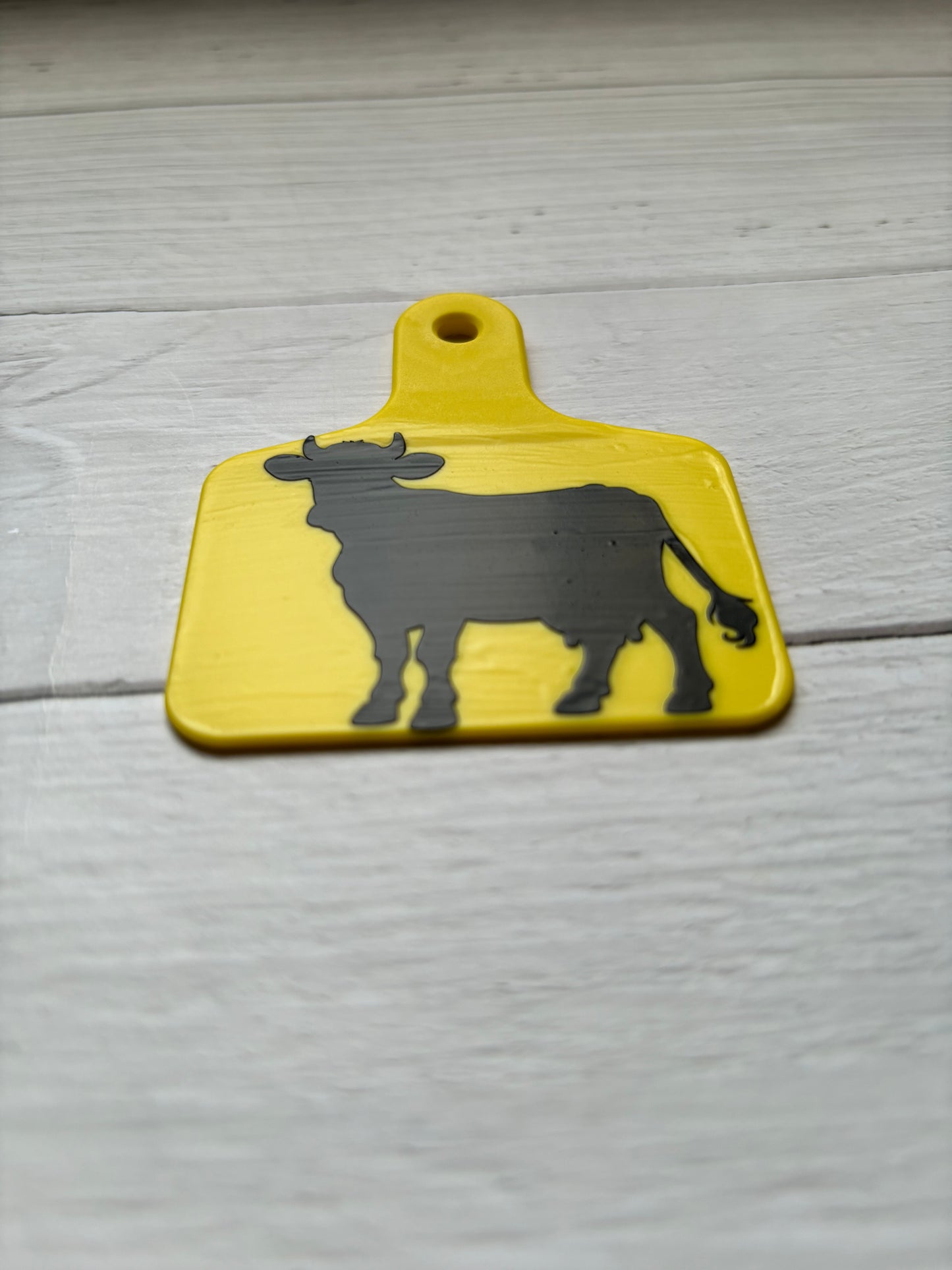 Cow tag keyrings