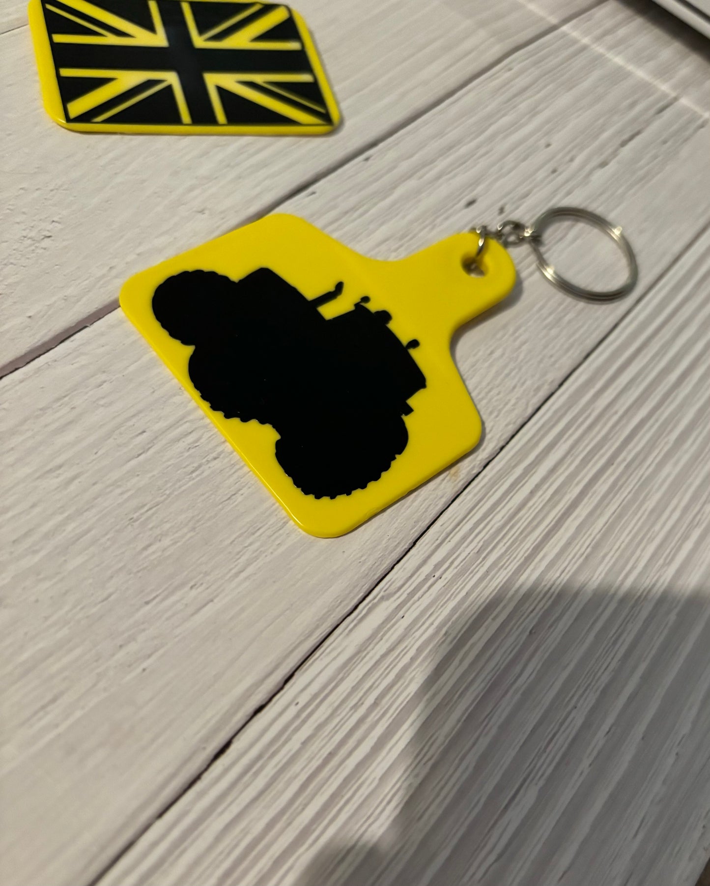 Cow tag keyrings