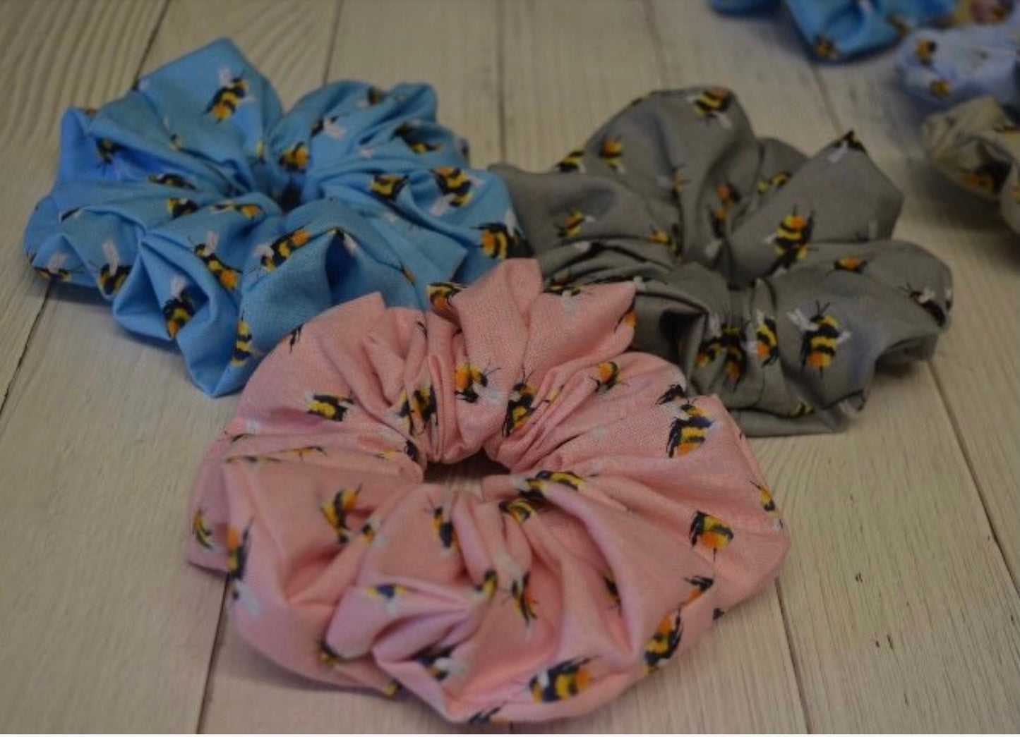 Bumble Bee Scrunchies