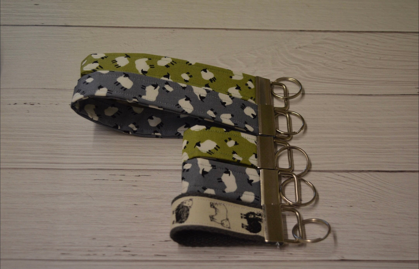 Sheep Keyring/ wristlet