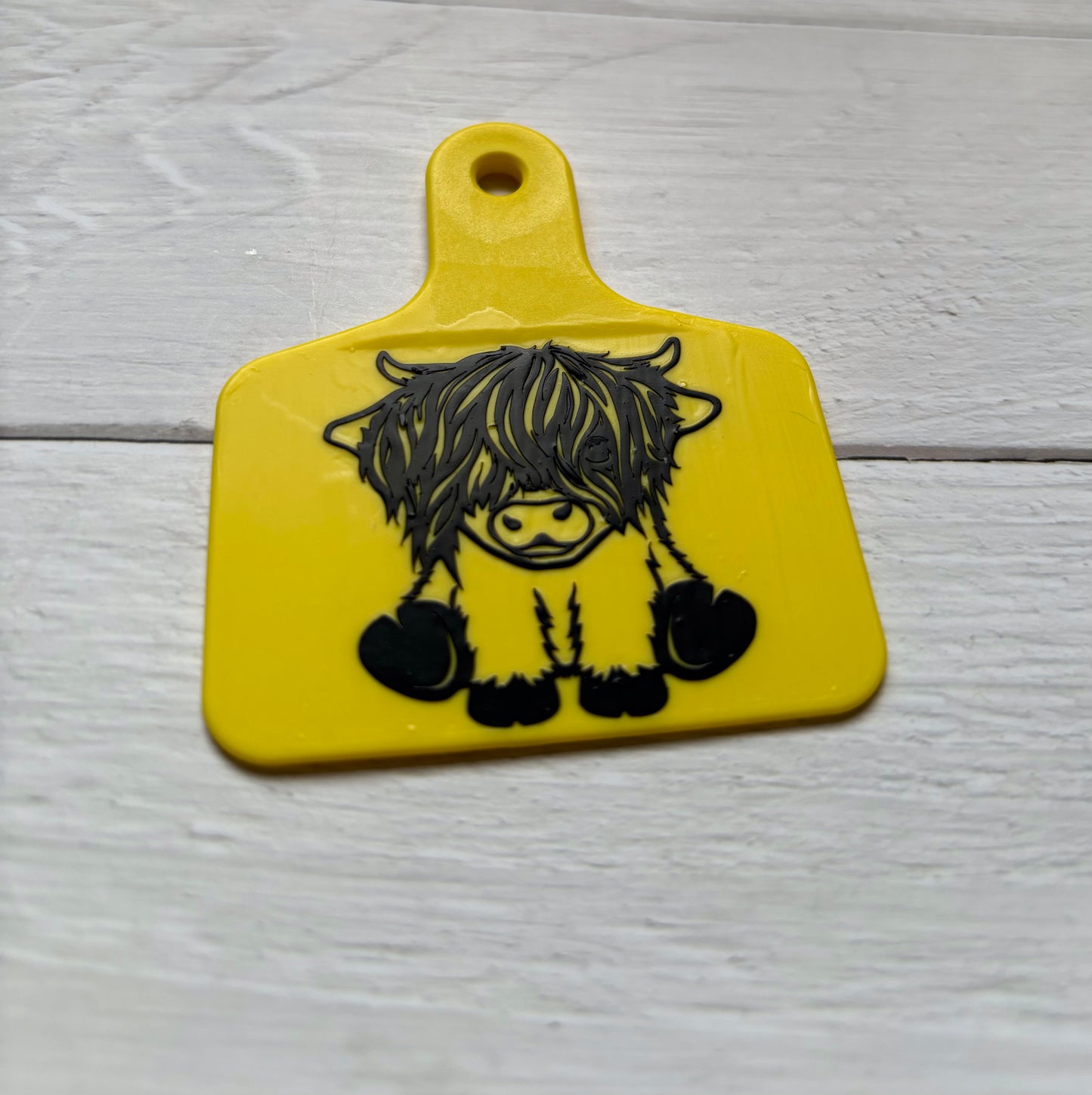 Cow tag keyrings