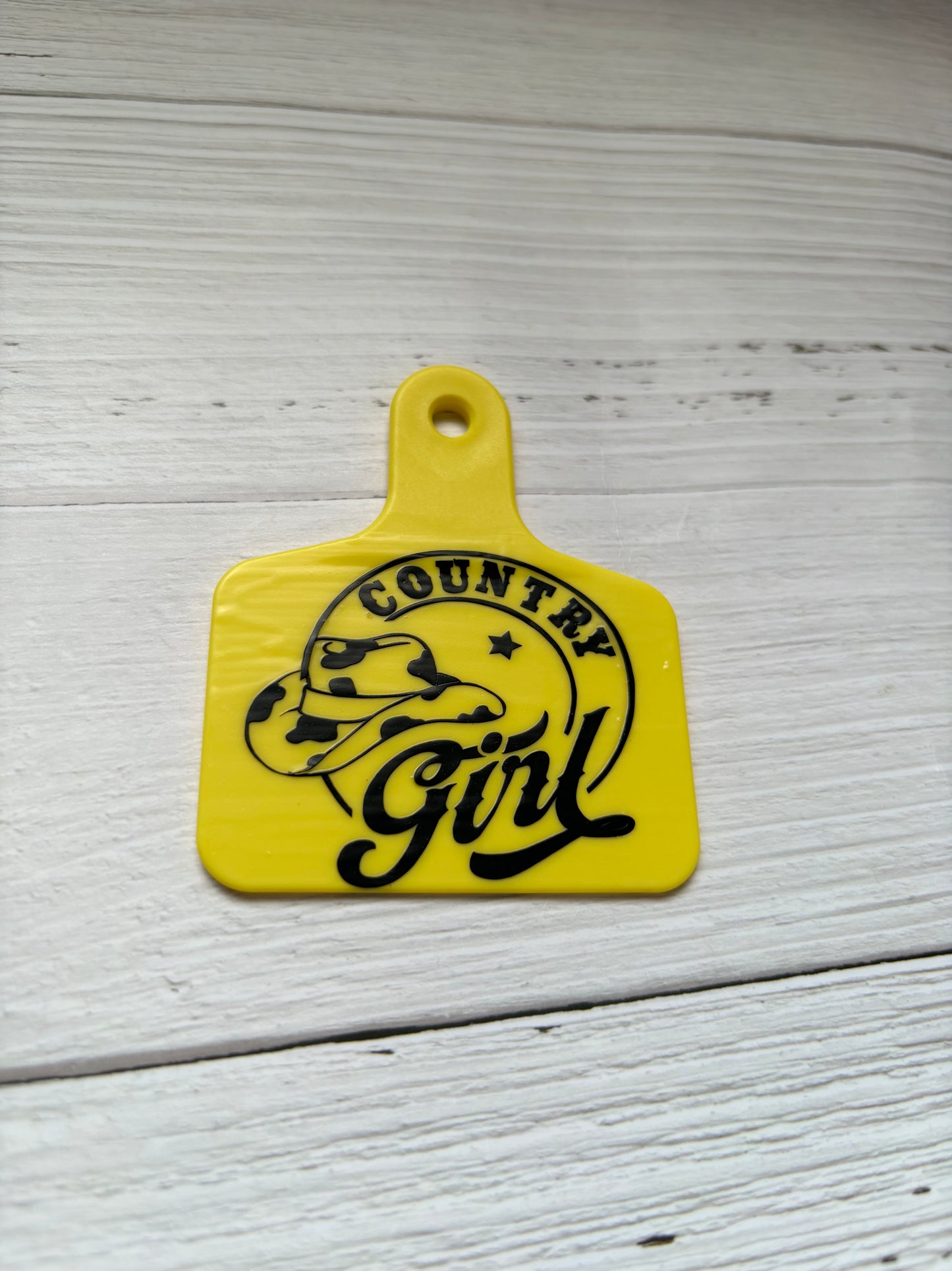 Cow tag keyrings