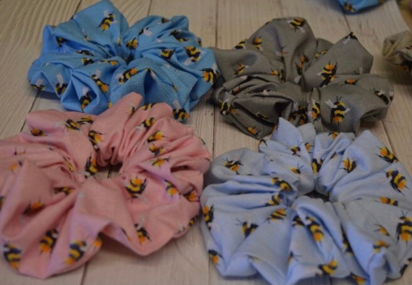 Bumble Bee Scrunchies