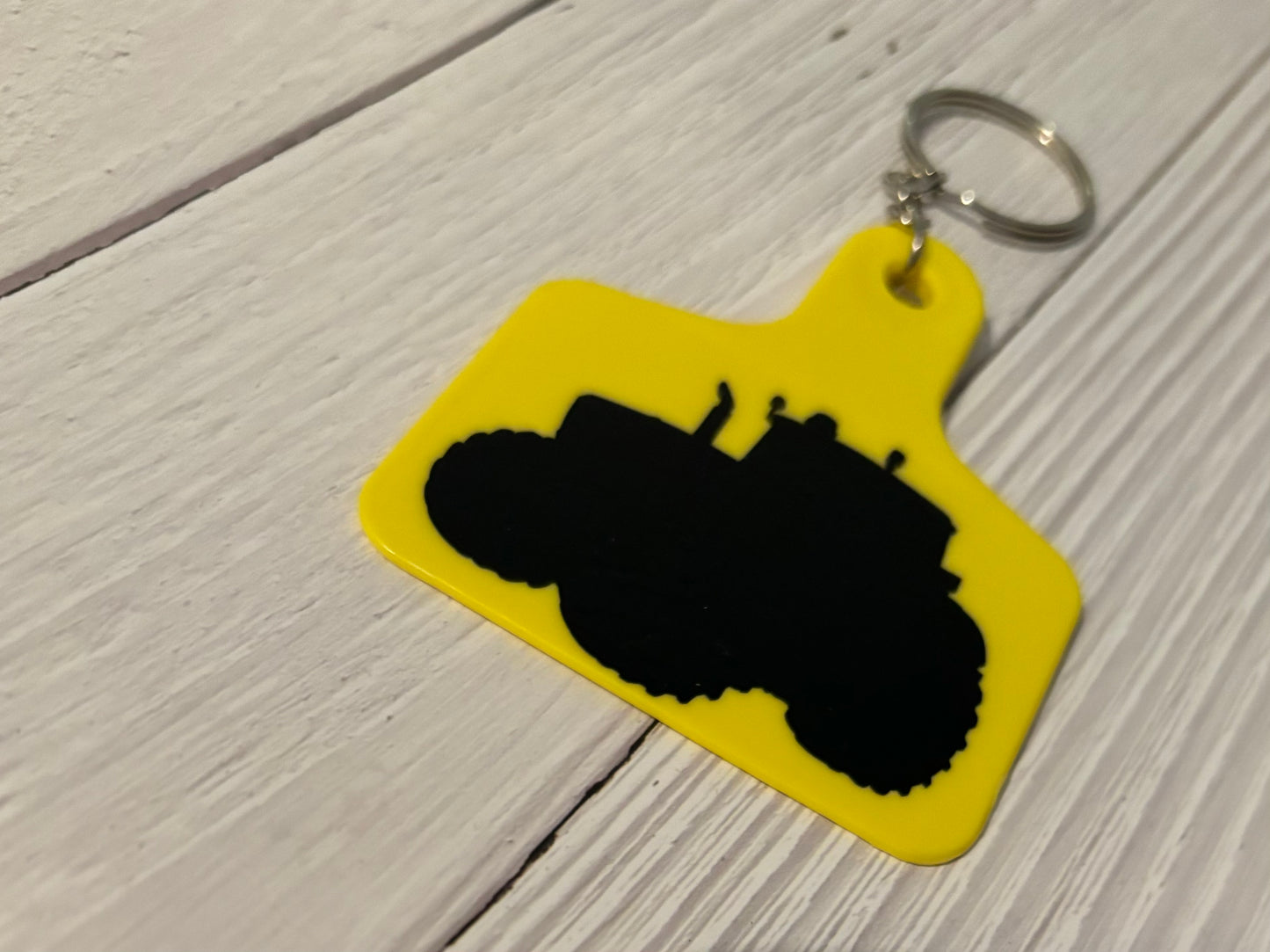 Cow tag keyrings