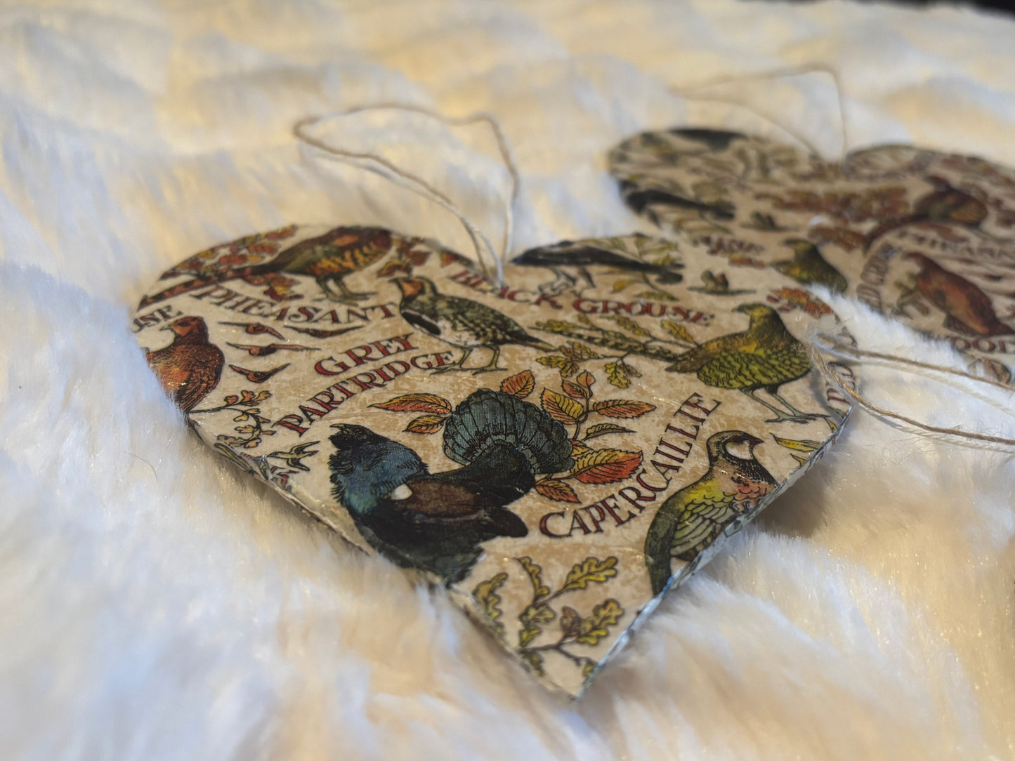 Game bird Christmas decorations